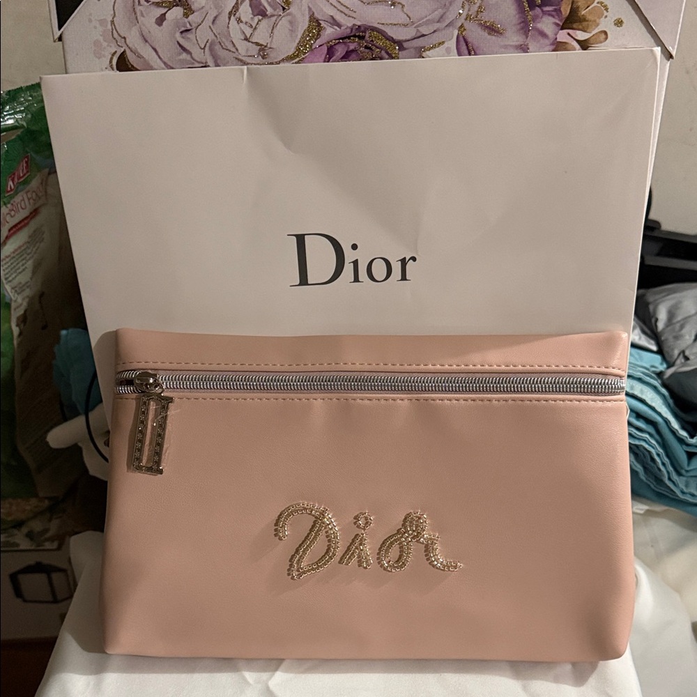 GWP Dior Blush Pink Cosmetic Pouch